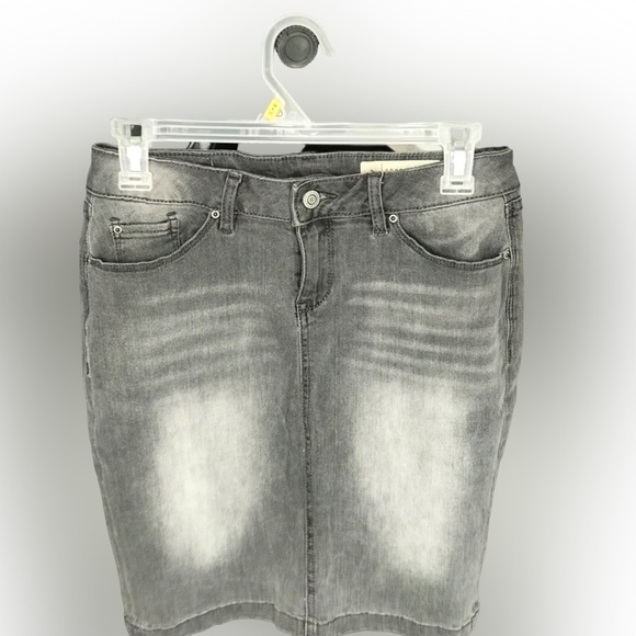 Esprit gray denim skirt - Picture 4 of 5